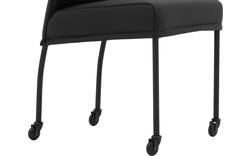 Goossens eetkamerstoel funk zwart leer - 8227256-01 2